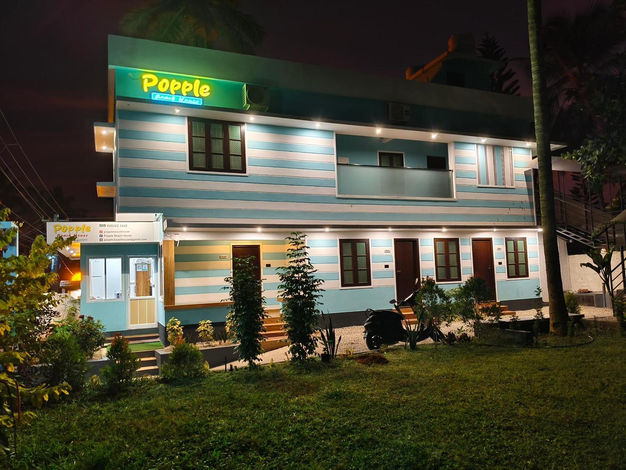 Popple Beach House Varkala Exterior foto