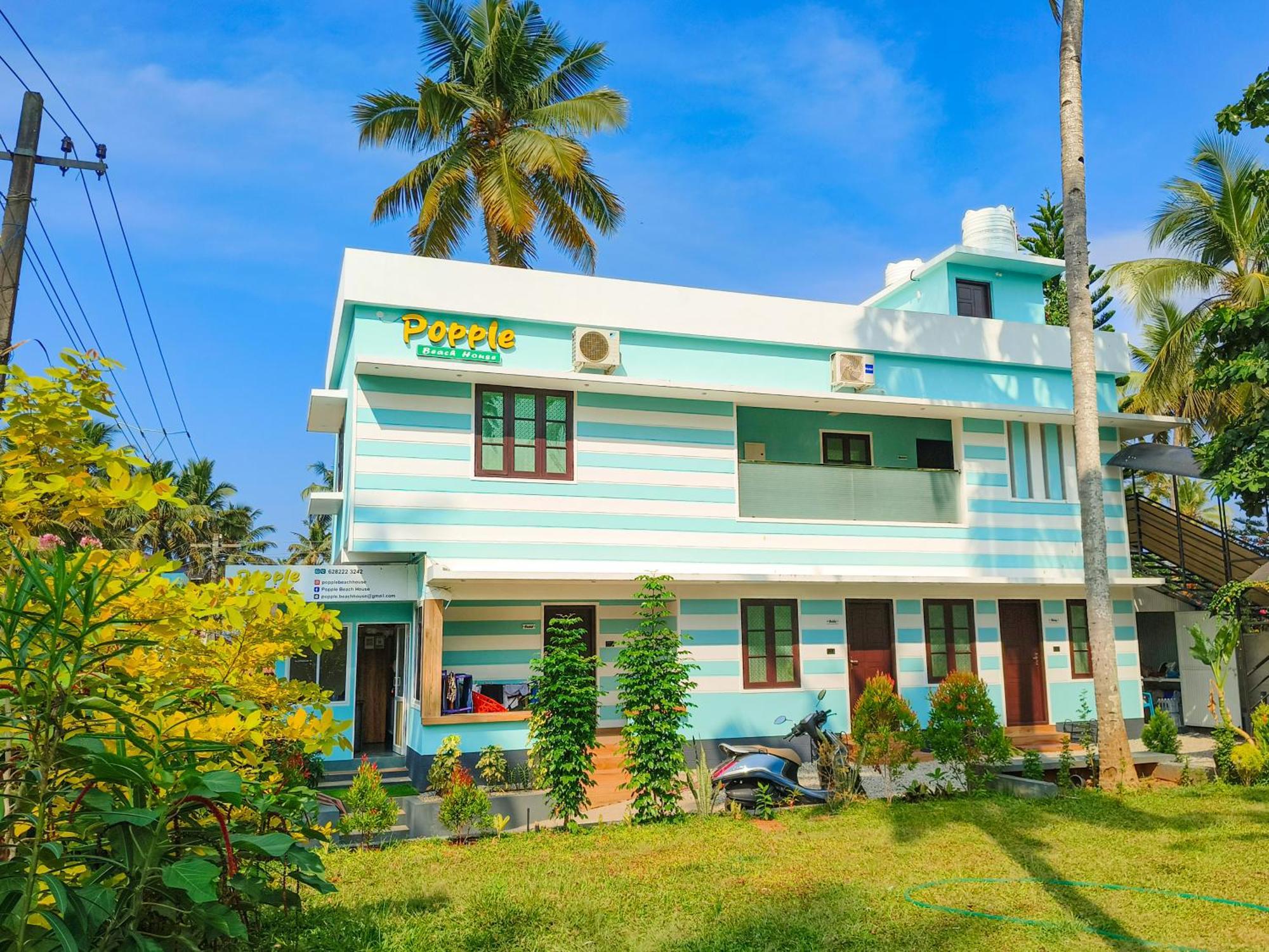 Popple Beach House Varkala Exterior foto